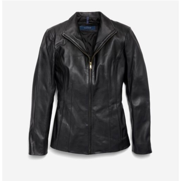 【Cole Haan】ジャケット/ Women's Asymmetrical Leather Jacket Cole Haan Asymmetric Leather Jacket | Nordstromrack